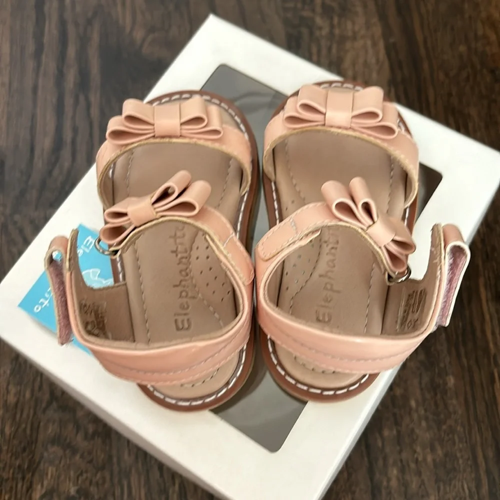 Elephantito Nicole Sandal Patent Pink (Baby/Walker)